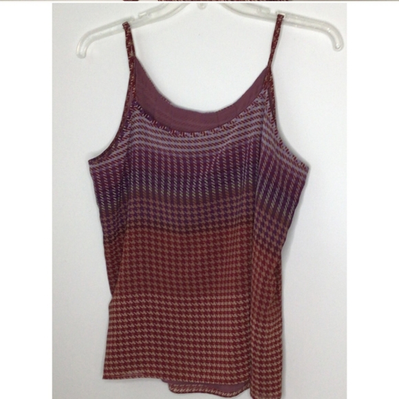 CAbi Autumn Mauve Houndstooth Cami Shades of Purple Lined Style 555 Size XL - Picture 7 of 7